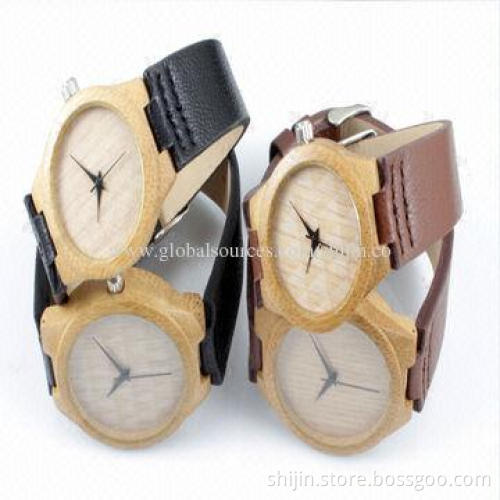 Cheap bamboo wooden watch for lovers 2014